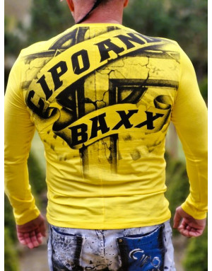 BIAŁA KOSZULKA MĘSKA BAWEŁNA RYCERZ DŻETY LONGSLEEVE SPEDBOY  CL452