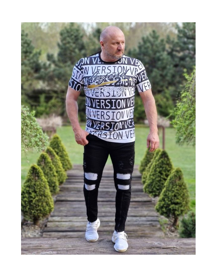 CZARNE SPODNIE MĘSKIE JEANS SPEDBOY 8239